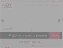Tablet Screenshot of efh.mx